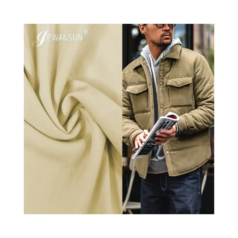 फ़ैक्टरी प्रत्यक्ष बिक्री - पीच स्किन फैब्रिक शीतकालीन सूती जैकेट अनुकूलित करें - थोक पॉलिएस्टर पीच स्किन बुना कपड़ा उपलब्ध है