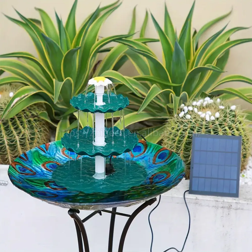 Arroseur automatique de réservoir d'eau domestique à énergie solaire pour étang à poissons pour fontaine de jardin