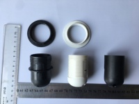 Douille de lampe en bakélite, douille Edison E27, douille de lampe noire pour suspension, table, sol, douille de lampe décorative