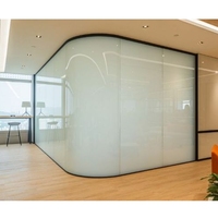 Cloison de bureau de qualité supérieure, cloison intérieure en verre intelligent à écran LCD, isolation acoustique, séparateur de pièce