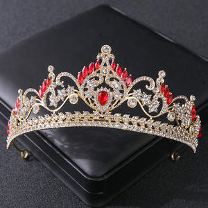 Kroon Tiara Voor Vrouwen Barokke Koningin Kristallen Hoofdband Zeemeermin Kroon Prinses Tiara 'S Voor Bruid Feest Bruidsmeisjes - Product Image 3