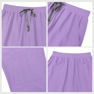 Uniformes Médicos de Poliéster a la Moda, Transpirables y Suaves, en Varios Colores, Uniformes de Enfermera para Hospitales y Clínicas - Product Image 4