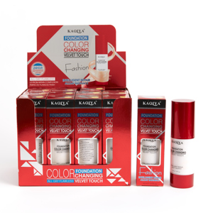 FUNDACIÓN DE COLOR CHANG VELVET TOUCI COLOR CAMBIA TODO EL DÍA Perfecto para todas las niñ<span class=keywords><strong>as</strong></span> nuevo tipo - Product Image 4