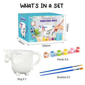 Vente en gros personnalisé créatif fait à la main bricolage Graffiti céramique peinture cuisine <span class=keywords><strong>dessin</strong></span> jouets <span class=keywords><strong>projecteur</strong></span> cadeau ensemble pour enfants et adultes - Product Image 6