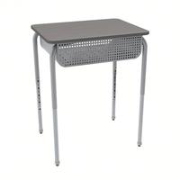 Bureau réglable en hauteur, style simple, mobilier scolaire avec tiroir