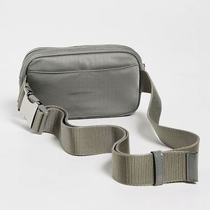 Custom Letter Pattern Nylon Fanny Pack <b>Waterproof</b> Zip Crossbody Strap Adjustable Outdoor Sports Women Men Travel Waist Bag - Product Image 6