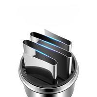 Nouveauté : Presse-ail manuel portable en acier inoxydable facile à nettoyer, coupe-légumes pour la préparation quotidienne des aliments en cuisine