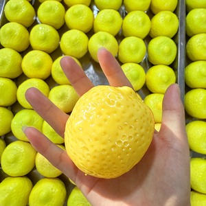 ASMR Series Crispy Ball Color-Changing Lemon Fidget <b>Toy</b>, Unique Temperature-Sensitive TPR Silicone Novelty <b>Educational</b> <b>Toy</b> - Product Image 6