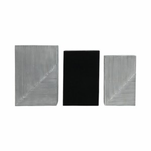 Decorative Striped Storage Boxes with Lid for Home Decor <b>Console</b> <b>Table</b> Jewelry Bedroom Use - Product Image 5