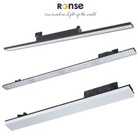 RONSE 2024 Nouveaux magasins 30w High Lumen Black Linear LED Track Light Shop Light LED Track Linear Light pour Super Market