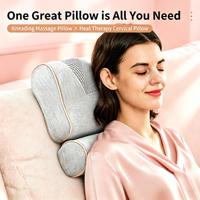 Coussin ergonomique en mousse à mémoire de forme pour le dos et le cou, coussin de soutien lombaire 2-en-1 pour canapé, voiture, lit, soulagement orthopédique des douleurs lombaires