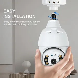 High Performance 3MP HD 360 Wireless Wifi Light Bulb Camera Security Camera For Smart Home