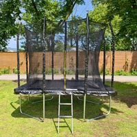 Trampoline rectangulaire professionnel Zoshine pour enfants, idéal pour l'extérieur et le jardin, vente en gros à prix abordable