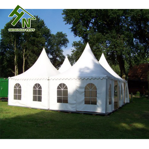 <span class=keywords><strong>Tente</strong></span> extérieure de fête de mariage de pagode imperméable de chapiteau d'auvent de structure d'alliage d'aluminium 6x6m - Product Image 2