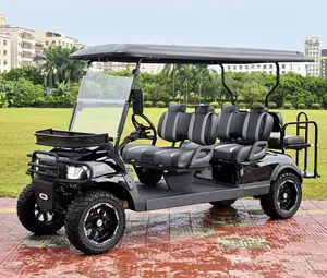 400kg maksimum yükleme kapasitesi 6-8 koltuk elektrikli golf arabası/kulüp buggy yeni elektrikli araç ile en iyi fiyat