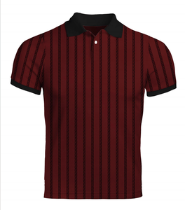 Prezzo diretto della fabbrica degli uomini all'ingrosso stampa camicia da uomo Polo con Logo personalizzato - Product Image 5