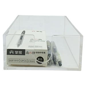 Acrylic Transparent Storage <b>Box</b> 23x14x6.5 Cm Minimalist Design Freestanding Desktop Organizer For Tissues <b>Books</b> - Product Image 2