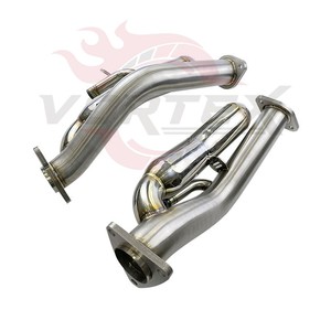Vortex SS304 Resonated Test Pipe fits Nissan 370z Infiniti G37 09-13 Performance Racing Downpipe - Product Image 4