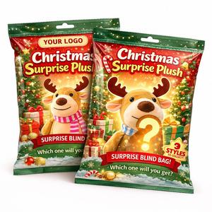 Sac mystère de Noël personnalisé : Peluche surprise pour enfants, cadeau de collection, jouet doux pour fêtes de fin d'année - Product Image 4
