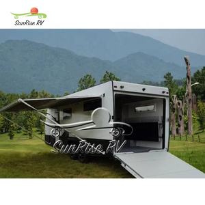 Sunrise RV 19ft 'Toy Hauler Camper RV Offroad Caravan Traveling Trailer camper van pour le <span class=keywords><strong>Camping</strong></span> en plein air - Product Image 1