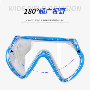 Máscara de Snorkel y Tubo de Respiración Asy M2302S32, Equipo de Buceo de Silicona Antivaho para Niños y Adultos - Product Image 4