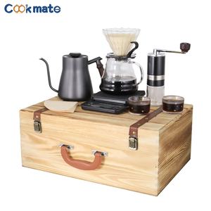 Brew <span class=keywords><strong>Coffee</strong></span> Maker Juego de regalo Caja con caja de madera <span class=keywords><strong>Coffee</strong></span> Meets <span class=keywords><strong>Bagel</strong></span> - Product Image 4
