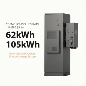 BESS LiFePO4 Lithium Battery 30KW 50KW <b>Stackable</b> PCS EMS 62KWH 105KWH 6000 Cycles Energy <b>Storage</b> <b>Container</b> Hybrid Grid Solar - Product Image 1