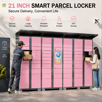 Casillero Inteligente para Paquetes YL, Desmontable, para Empresas de Logística, Compatible con Desarrollo de Software, Gabinete de Acero Impermeable