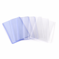 Protège-cartes transparents en PVC 35pt, pochettes pour cartes à collectionner 3" x 4", protège-cartes professionnels pour cartes sportives