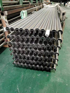 Top đường sắt trên mặt đất hồ bơi thép không gỉ 316 dưới mặt bích đường ray 42.4 mét Vòng lan can tường <span class=keywords><strong>Bracket</strong></span> - Product Image 4