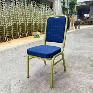 Chaise empilable en acier pour salle à manger, hôtel, banquet, réunion VIP, restaurant, salle d'attente, événement, mariage, église, fête - Fabricant - Product Image 3