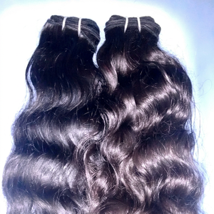 REMI HAIR High Quality Cheap 100% Factory Indian Remy Hair Extensions Natural Deep Wave 200g <b>Machine</b> Double Weft No Lice - Product Image 1