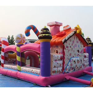 Thương mại ngoài trời trẻ em Inflatable nhảy lâu đài với Slide PVC chất liệu 2-năm bảo hành cho cắm trại - Product Image 4