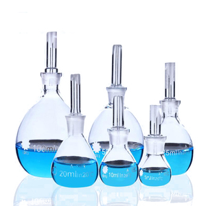 5ml,10ml,25ml,50ml,100ml,250ml,500ml,1000ml Picnómetro de vidrio/Botella de gravedad específica de laboratorio - Product Image 1