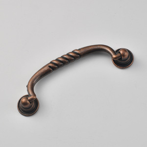 Zinc Alloy Drawer Handle Bar 95mm Hole Spacing <b>Antique</b> Bronze Traditional Style Furniture Handle - Product Image 4