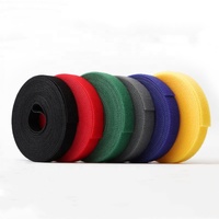 Prix d'usine, bande auto-agrippante en nylon de différentes tailles, personnalisable, de haute qualité, attaches rapides pour câbles