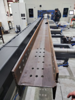 Mesin Pemotong, Penanda, dan Pembor Balok CNC 3D dengan Kontrol PLC, Spindle Utama BT40, Peralatan Pemotong Balok CNC