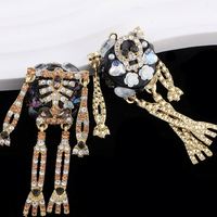 Perles d'Halloween Squelette Strass Dark Monster Cat DIY Perles pour Stylo Chaîne Fabrication de Bijoux