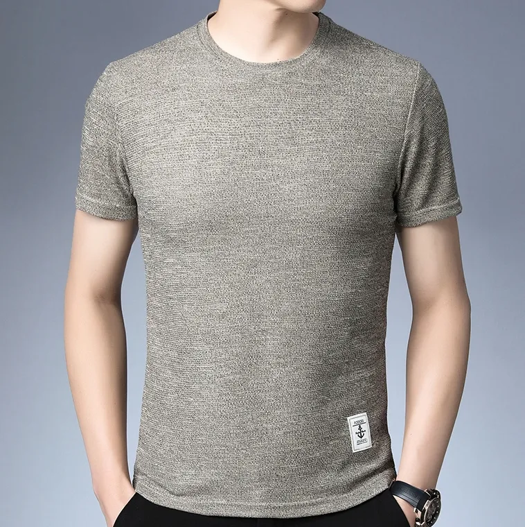 Ropa de cáñamo para hombre, camiseta de algodón de cáñamo personalizada, venta al por mayor, 100%