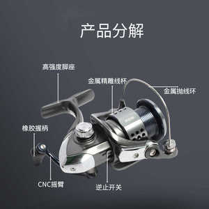 Carrete de Pesca Ryobi Dypct 4000, Cuerpo de Aleación de Aluminio, Carrete de Pesca Ligero - Product Image 4