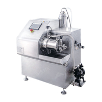 Machine à broyer horizontale à broches pour encres à base de solvants et d'eau, moulin à billes horizontal ultra-fin pour encres d'impression offset