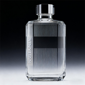 Fabricantes de Botellas de Vidrio para Vodka, Botella de Vidrio Súper Blanca de Calidad Superior, Botella de Vidrio de 375 ml para Vino de Postre - Product Image 2