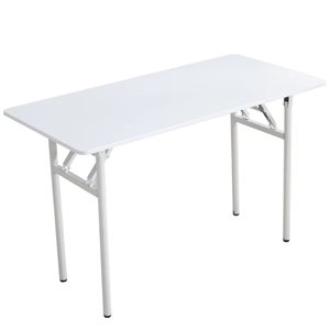 <span class=keywords><strong>Table</strong></span> de conférence rectangulaire pliable en acier inoxydable, usage commercial, polyvalente, promotionnelle - Product Image 1