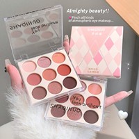 Palette de fards à paupières SHAQINUO aux couleurs vives, scintillante et mate, facile à estomper, maquillage quotidien essentiel, look naturel et glamour