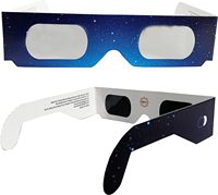 Lunettes d'éclipse solaire ISO 12312 Fournisseur reconnu AAS Fabriqué aux États-Unis Filtres Éclipse solaire totale 2026