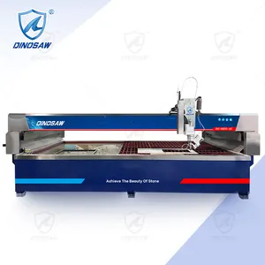 Granit cnc waterjet 5 sumbu mesin batu cnc untuk memotong Marmer blok pemotong