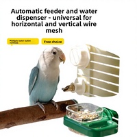 Abreuvoir automatique pour pigeons Birdstory, type aiguille, horizontal, suspendu, fontaine à eau spéciale pour petits oiseaux