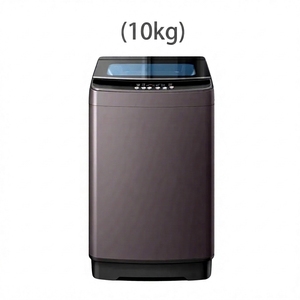 New 10KG Fully Automatic <strong>Top</strong> <strong>Load</strong> Pulsator <strong>Washing</strong> <strong>Machine</strong> with LED Digital Display for Home Apartment Laundry Use - Product Image 1