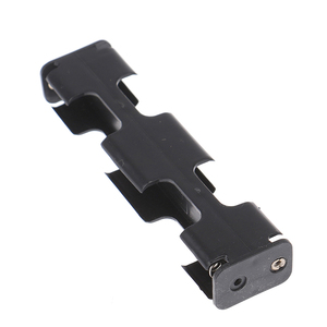 4*AA 6V Long Strip Back Case Dual Layers Double-sided Box 9V Button <strong>Battery</strong> Holder <strong>Plastic</strong> Storage <strong>Container</strong> Soldering Connect