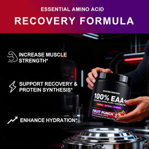 Vente en gros d'apport énergétique continu BCAA Plus Récupération EAA Supplément d'acides aminés Bêta Alanine Caféine sous forme posologique en poudre - Product Image 3